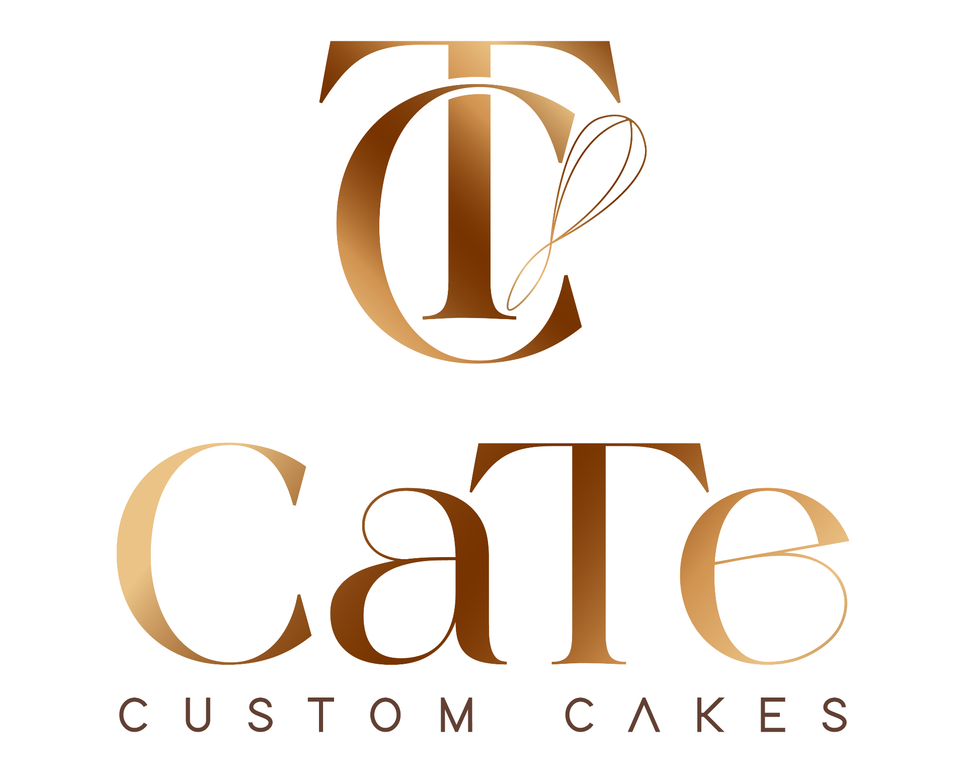 Cate Custom Cakes monogram