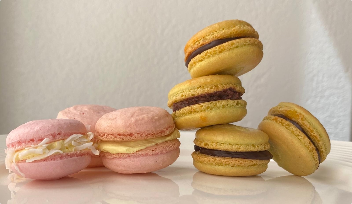 Pastel macarons